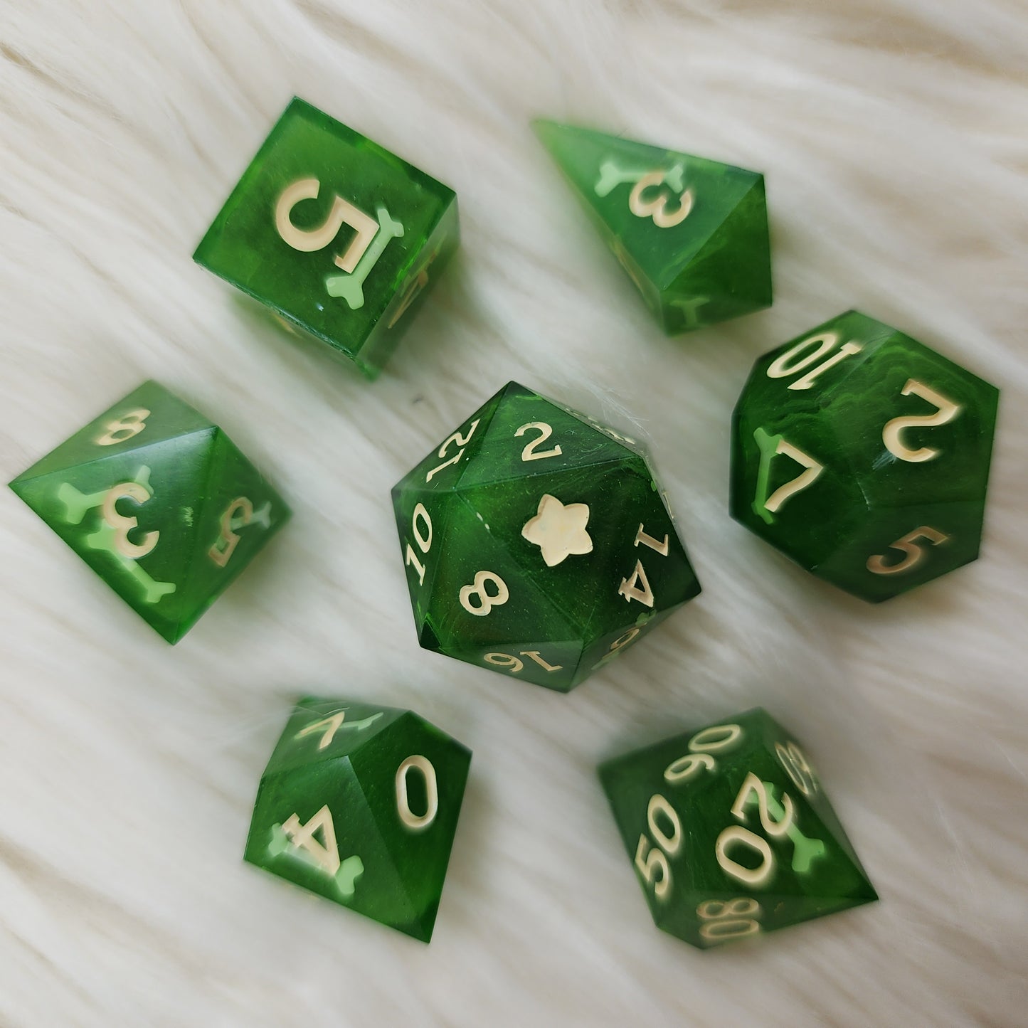 Gelatinous Cube - 7pcs Dice Set