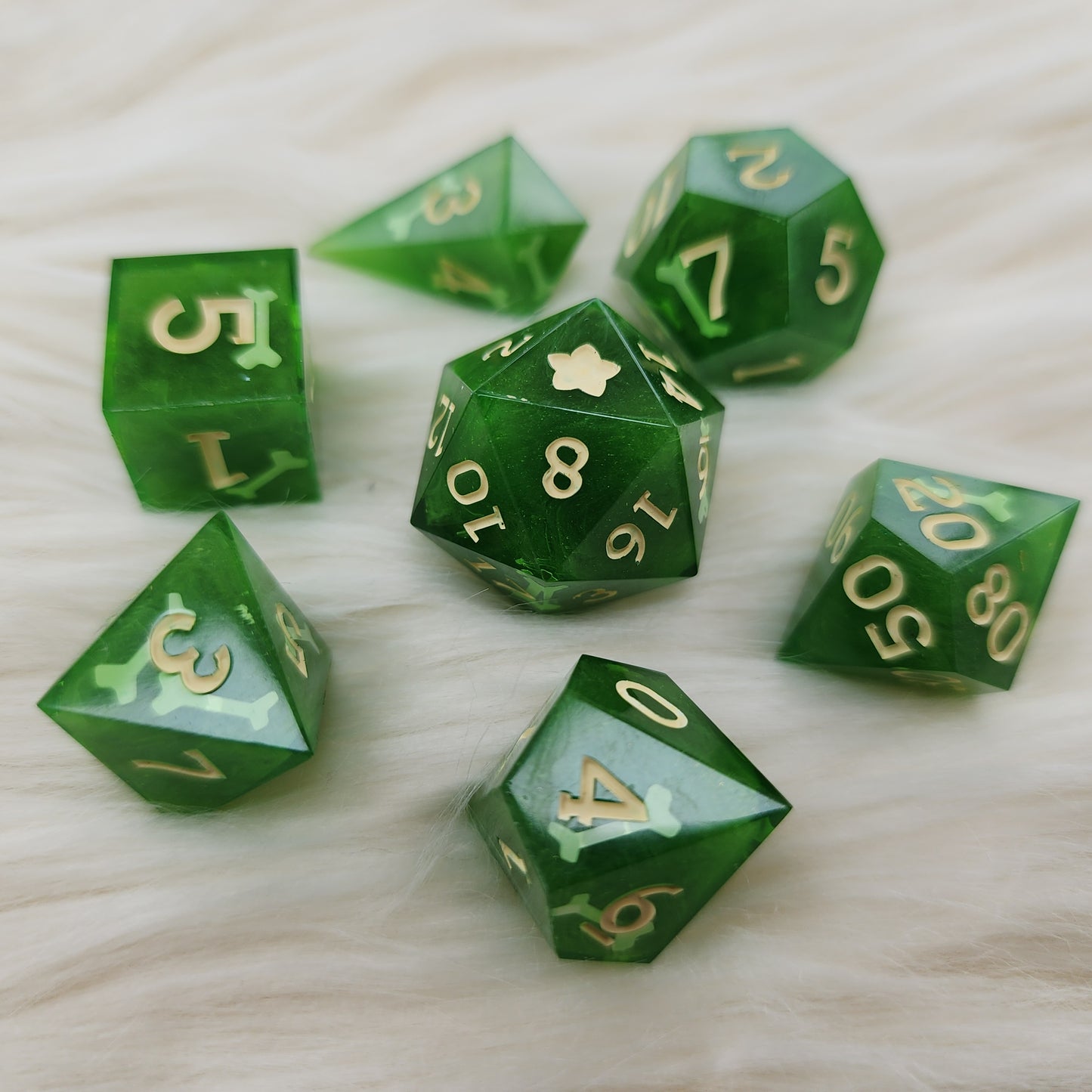 Gelatinous Cube - 7pcs Dice Set