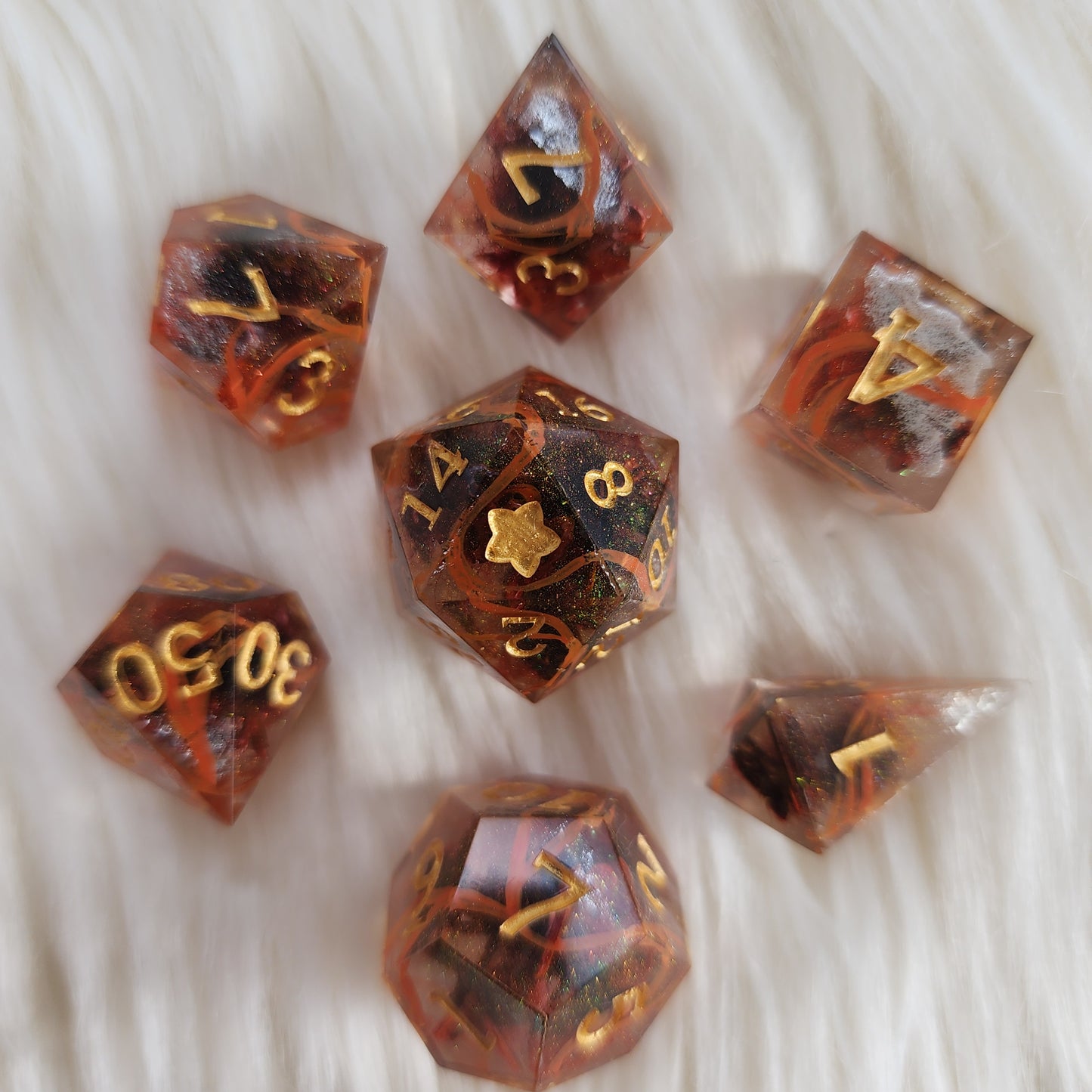 Goddess of Rot - 7pcs Dice Set