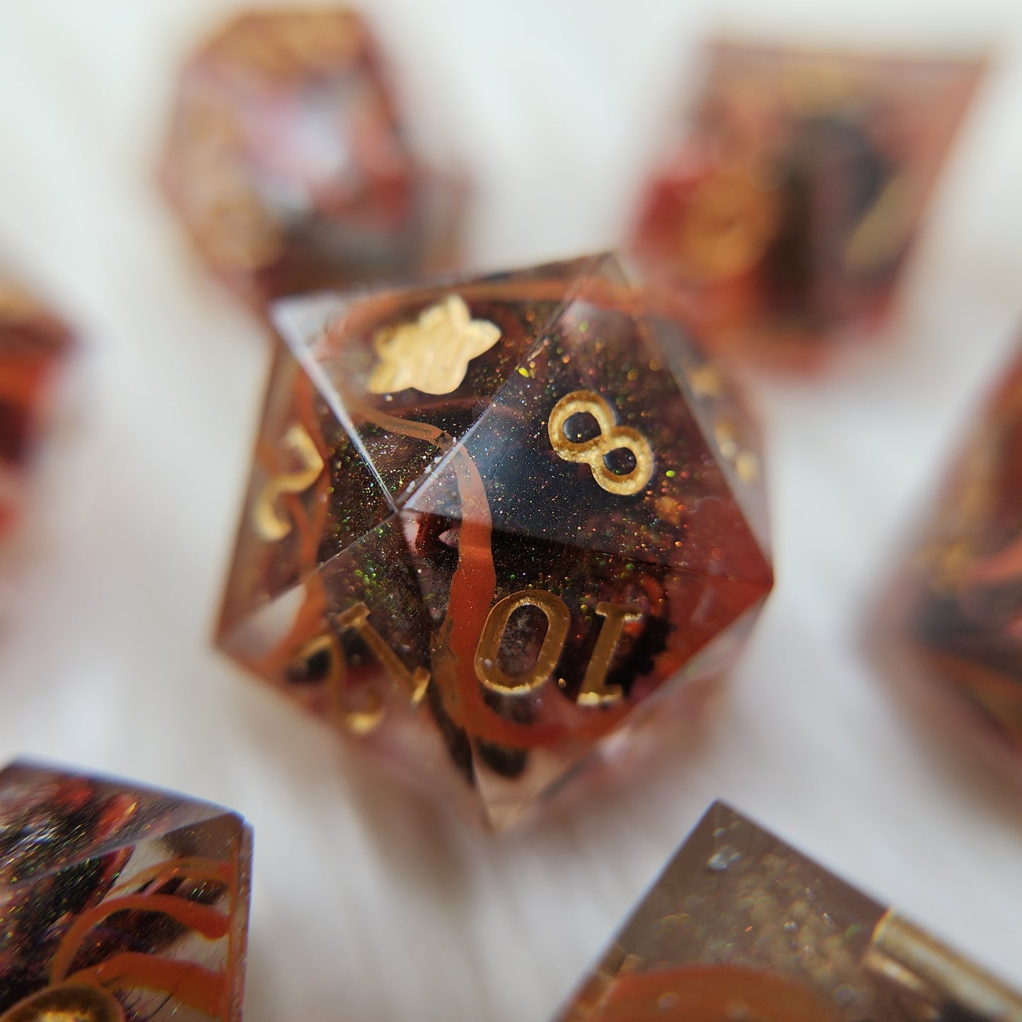 Goddess of Rot - 7pcs Dice Set